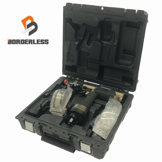 比較的 です HiKOKI ハイコーキ 41mm 高圧ねじ打機 WF4HS オイル ビット ケース付 高圧エアビス打ち機 エアーツール 103601