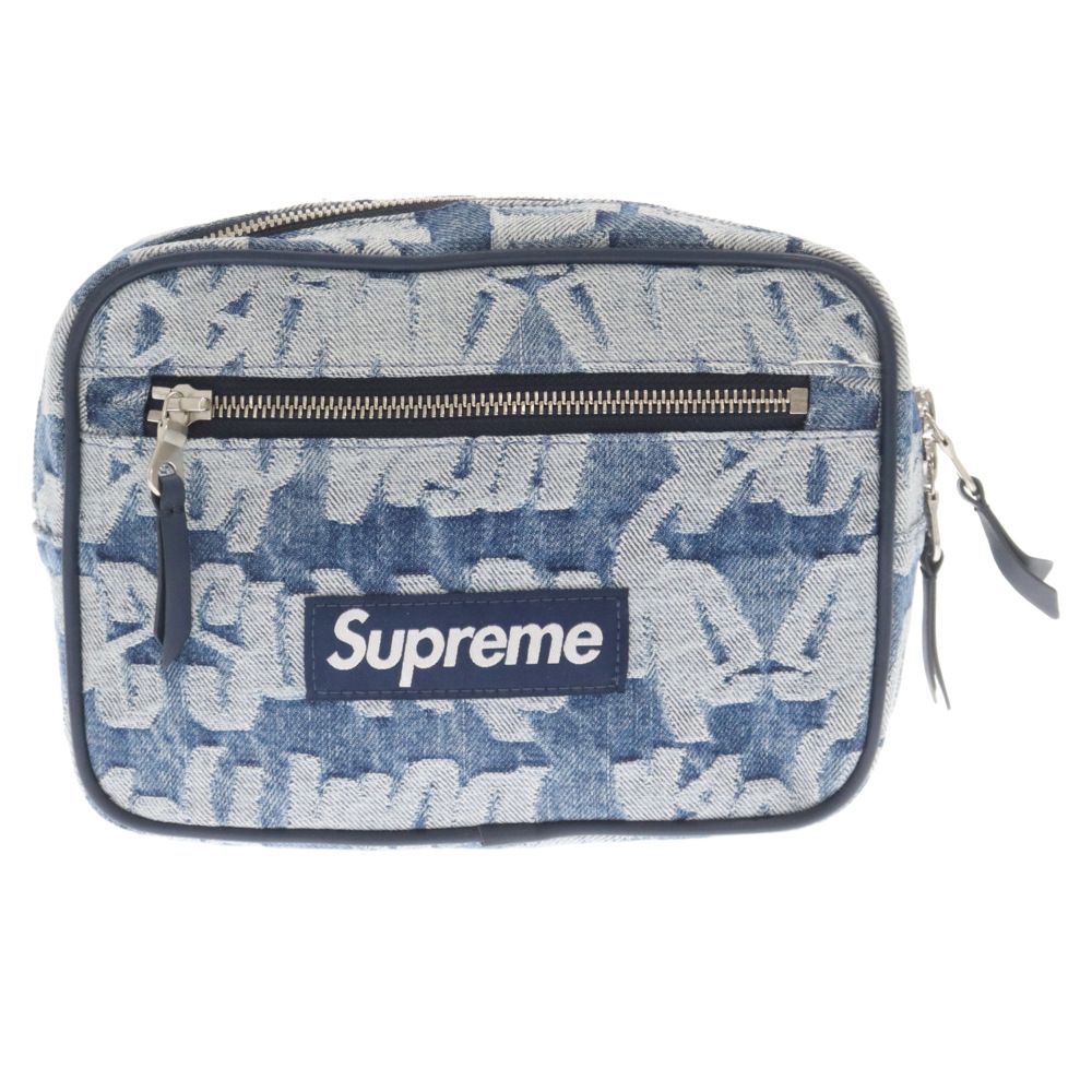 SUPREME (シュプリーム) 22SS Fat Tip Jacquard Denim Waist Bag