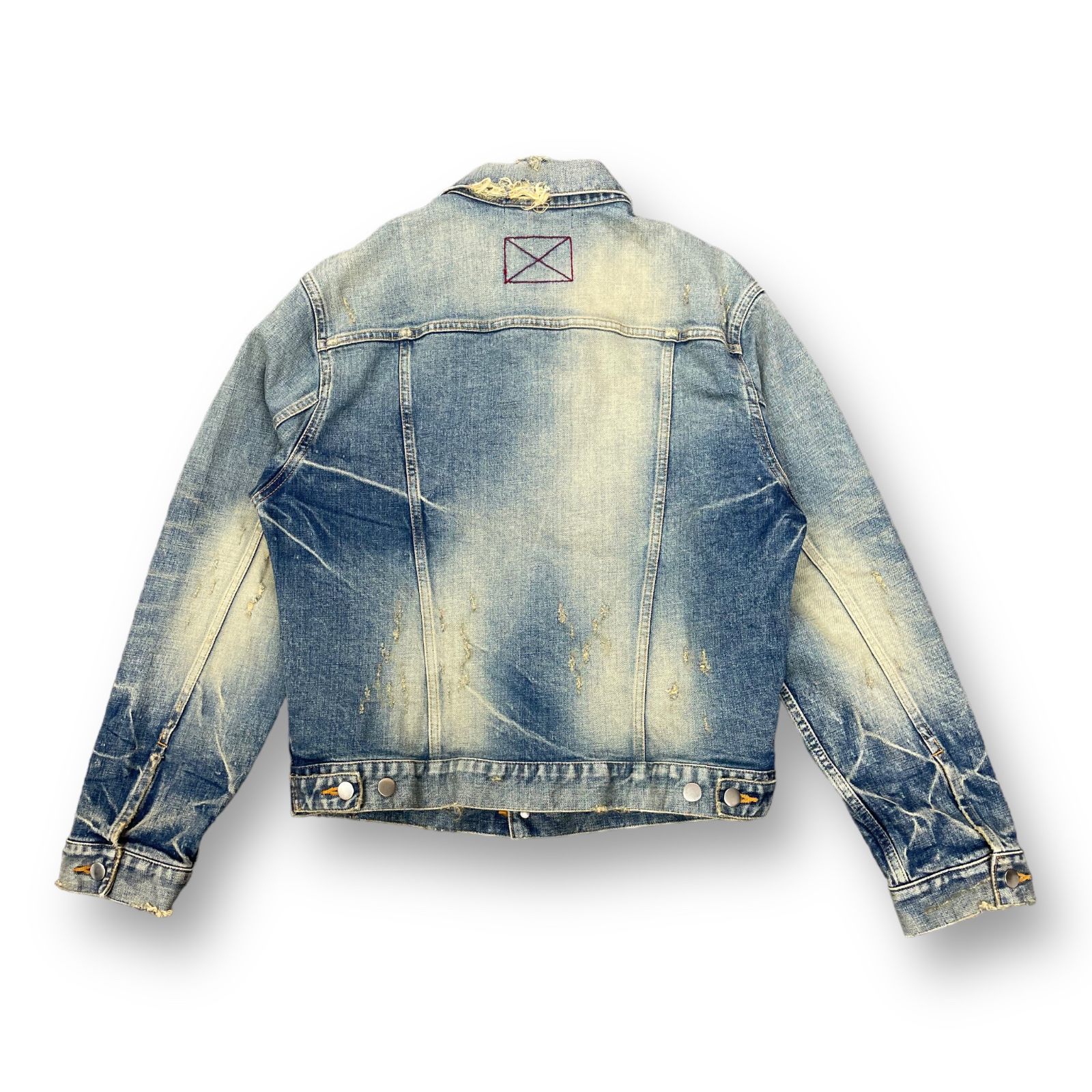 定価55000円 MLVINCE type-1 denim trucker jacket タイプ1 トラッカー 