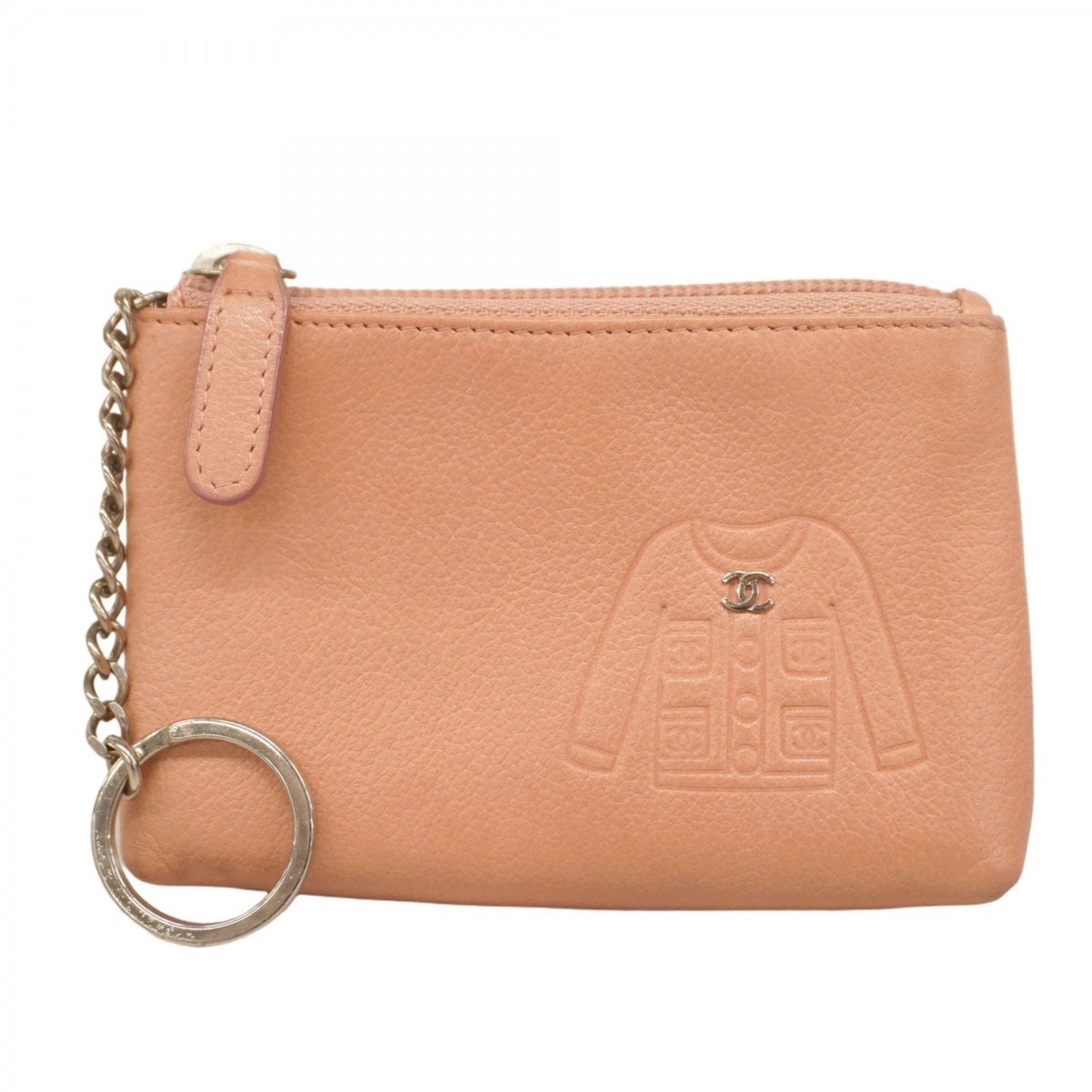 シャネル Chanel シャネル 財布 コインケース レザー ピンク レディース