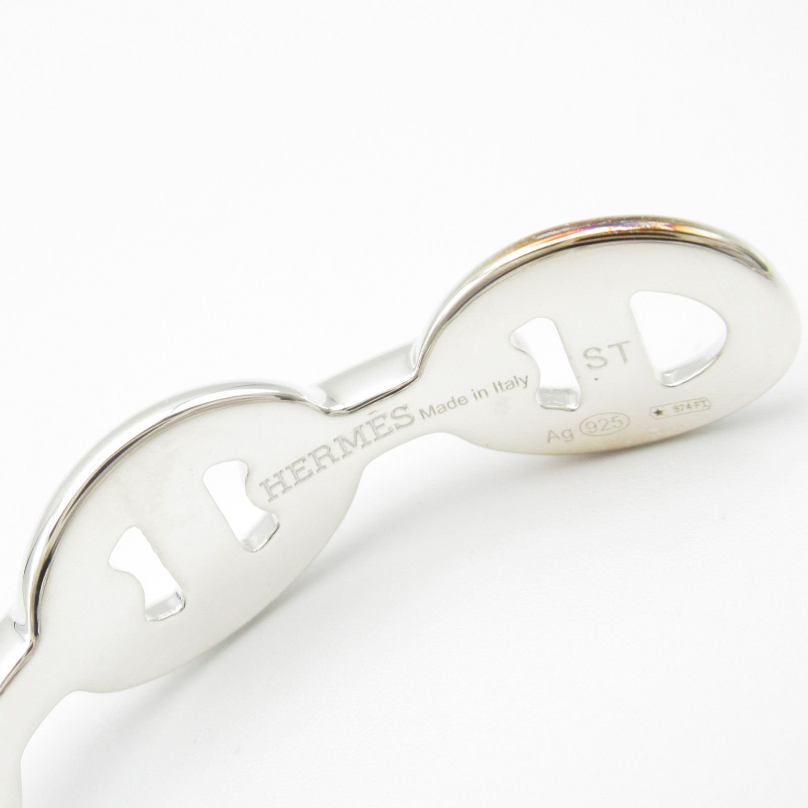 HERMES エルメスシェーヌダンクルアンシェネバングルSHサイズ エルメス