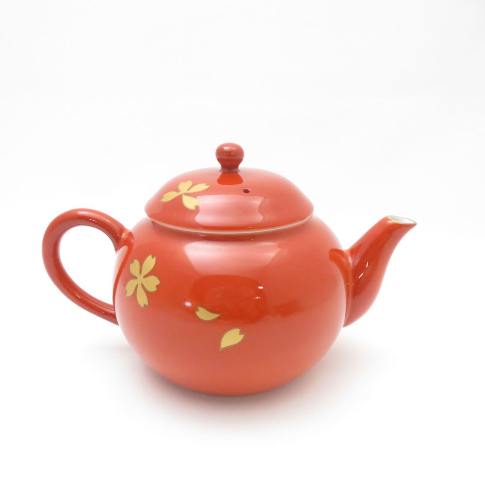 ♥ Fukagawa Seiji 深川製磁 金彩桜文 急須 SM4747B4