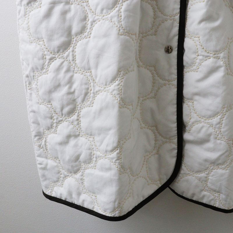 極美品 2022AW ミナペルホネン mina perhonen flower quilt ノーカラー