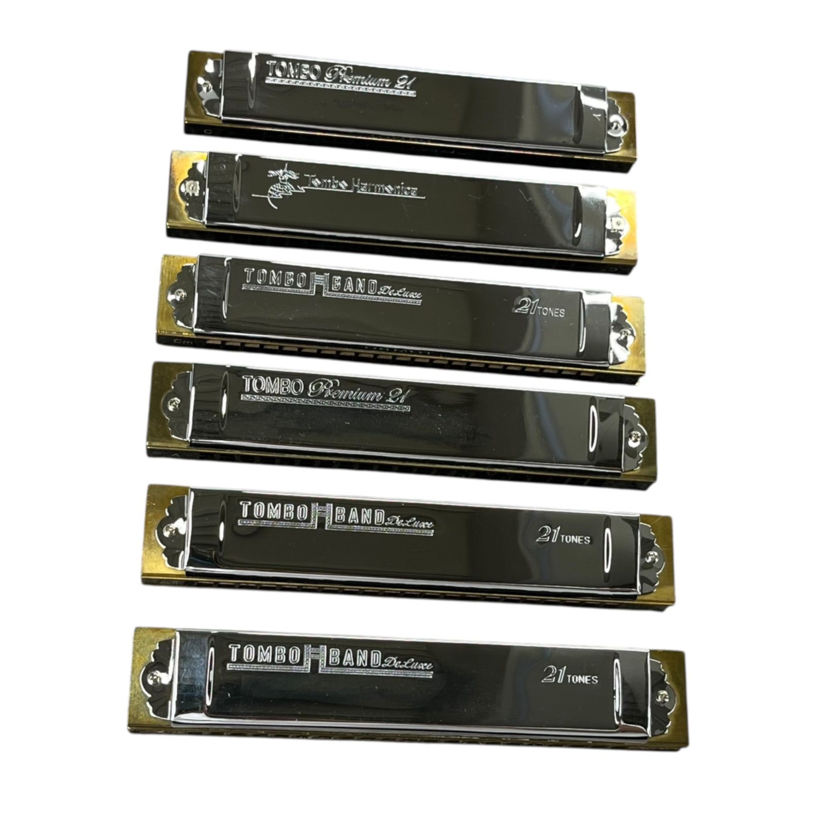 トンボ プレミアム21トーン バンド デラックス21トーン ハーモニカ 8本
