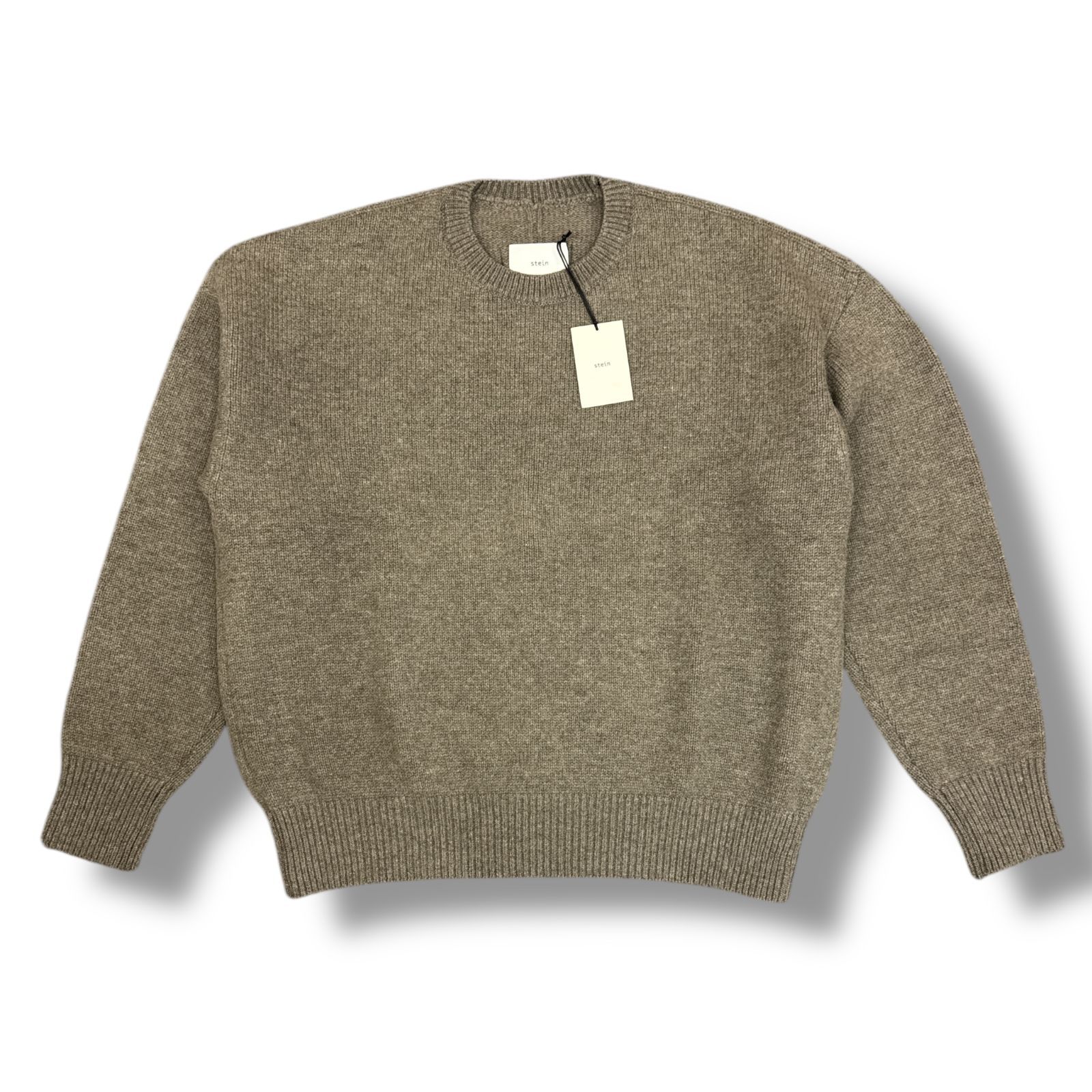 参考上代36300円 未使用品 stein EX Fine Lambs Crew Neck Knit LS 