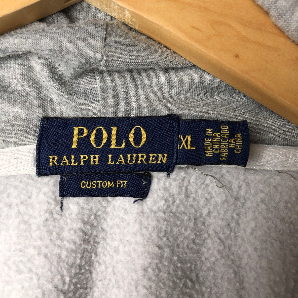 Polo by Ralph Lauren ビッグポニー フルジップ LL星条旗 入手困難 ポロラルフローレン 刺繍 ビッグポニー JPN USA 日の丸