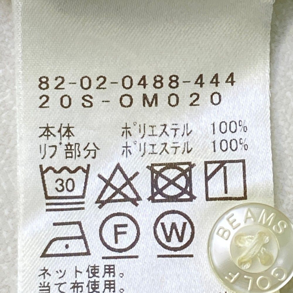 サイズ：L BEAMS GOLF ビームスゴルフ  半袖ポロシャツ ロゴ柄 ホワイト系 [240101466738] ゴルフウェア メンズ ストスト 楽天市場】BEAMS GOLF ビームスゴルフ 半袖ポロシャツ ホワイト