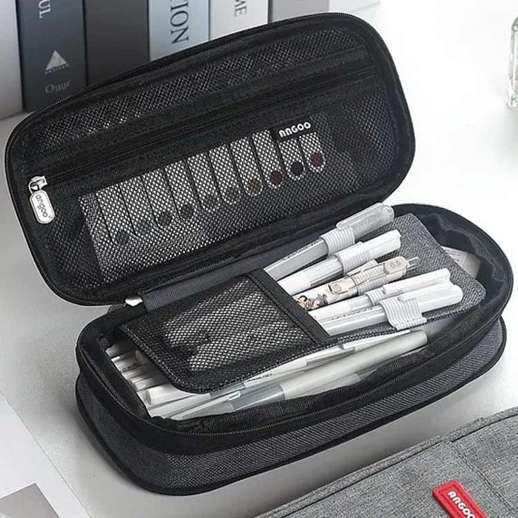 ペンケース 筆箱 メッシュ 筆箱 高校生 スタイリッシュ 大容量