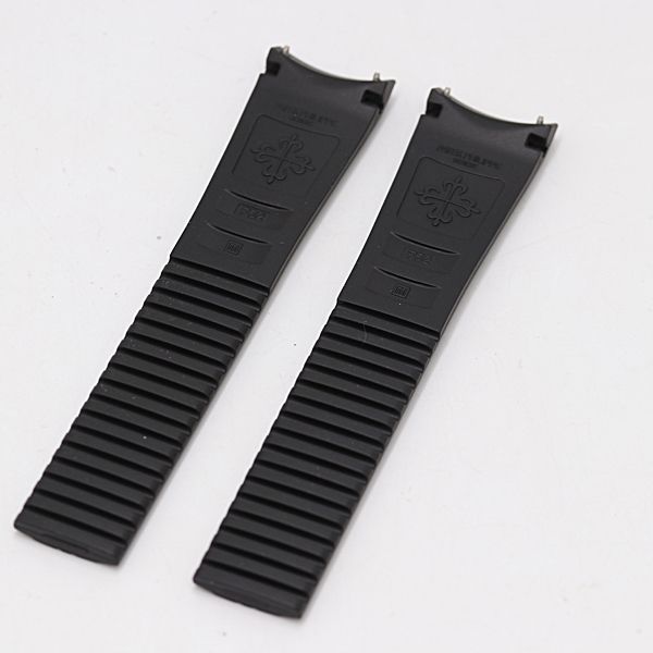 ♥品 パテックフィリップ ベルト ブラックカラー ラバー 22mm メンズ腕時計 2000000 NSK KMR