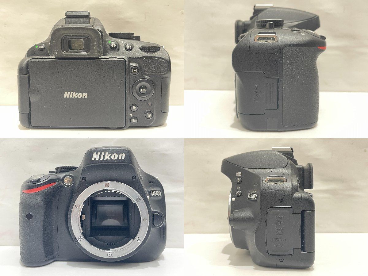 Nikon ニコン デジタル一眼レフカメラ D5100 レンズ 18-55mm 動作確認 
