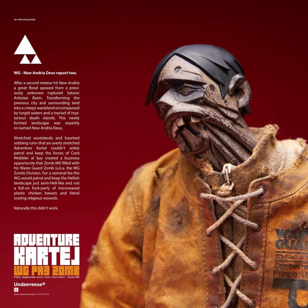Underverse 1/6 Adventure Kartel WASTE GUARD WG PA3 ZOMB 未開封新品