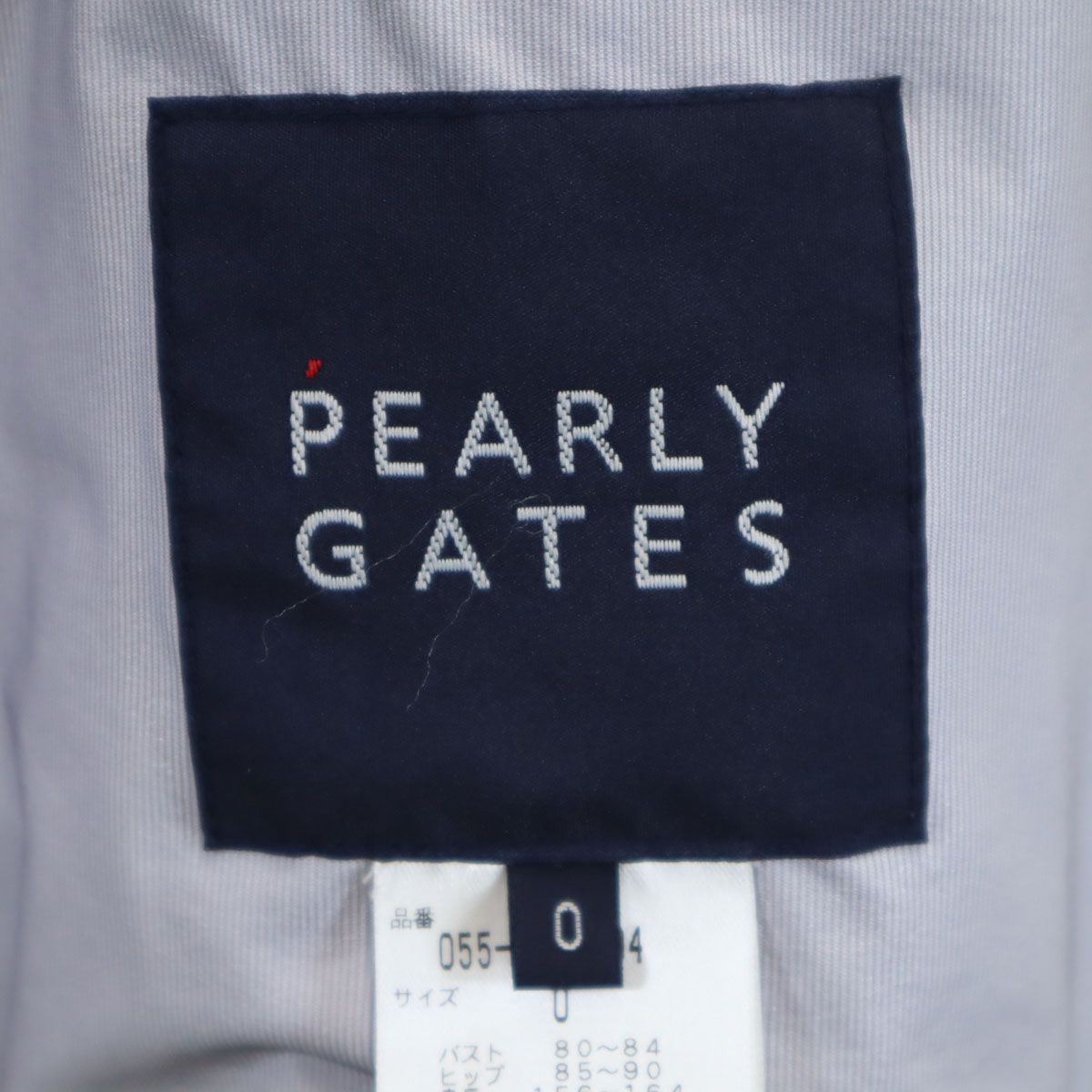 PEARLY GATES - 古着 PEARLY GATES パーリーゲイツ ゴルフ レインジャケット 0 パープル レディース PEARLY GATES パーリーゲイツ ゴルフ レインジャケット 0