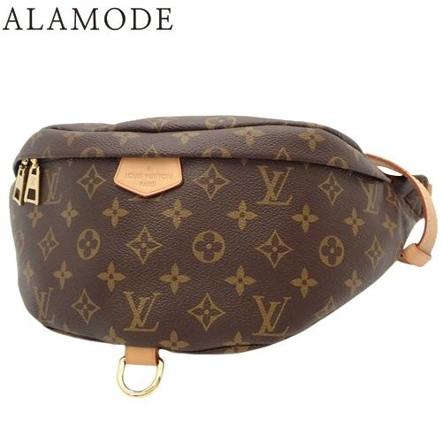 LOUIS VUITTON(ルイ・ヴィトン) モノグラム バムバッグ ウエストバッグ ボディバッグ ウエストポーチ ショルダー モノグラムキャンバス ブラウン茶 ゴールド金具 M43644 ユニセックス 40802127903【