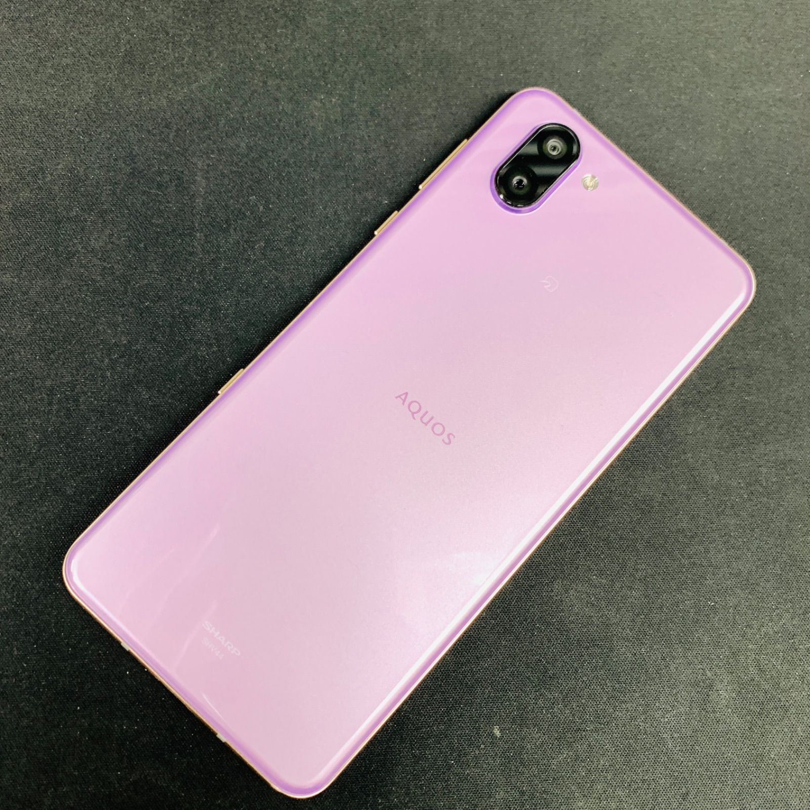 良品】AQUOS R3 au 128GB SHV44 パープル - メルカリ