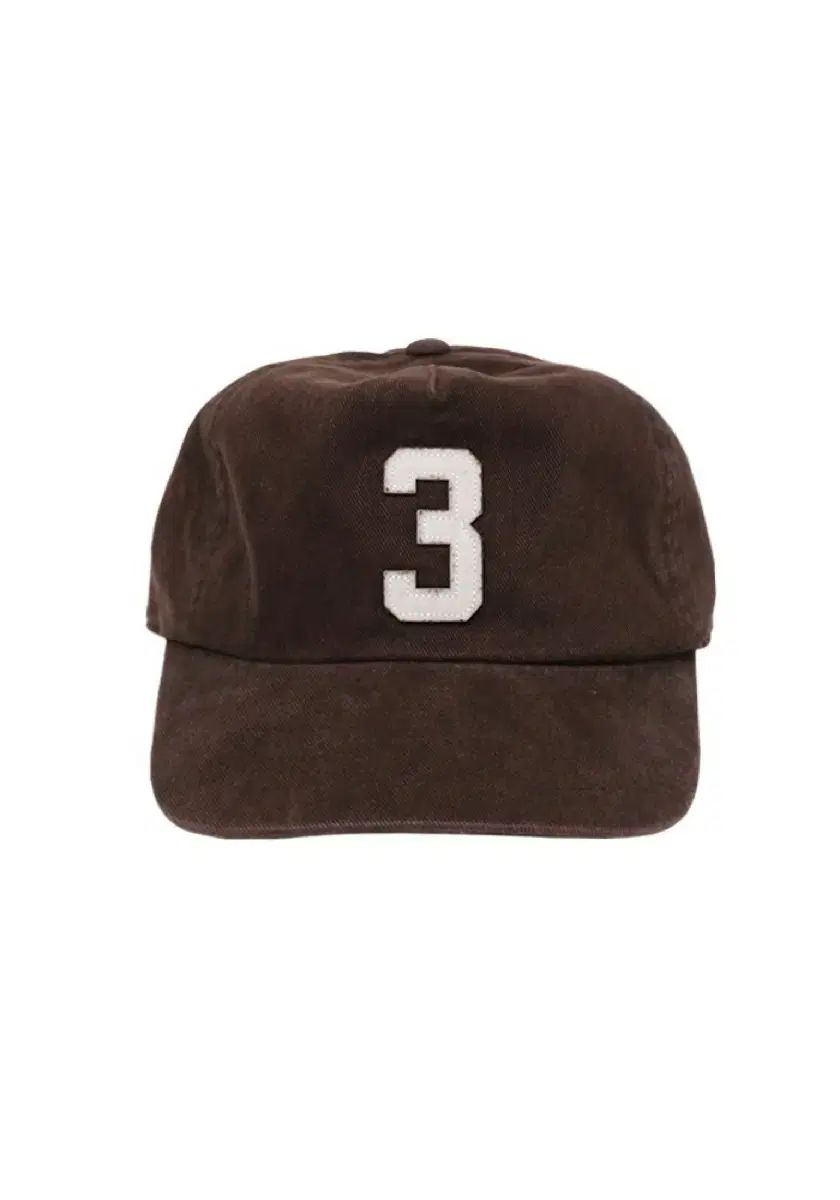 コレクションピース THREE 5 PANEL CAP BROWN