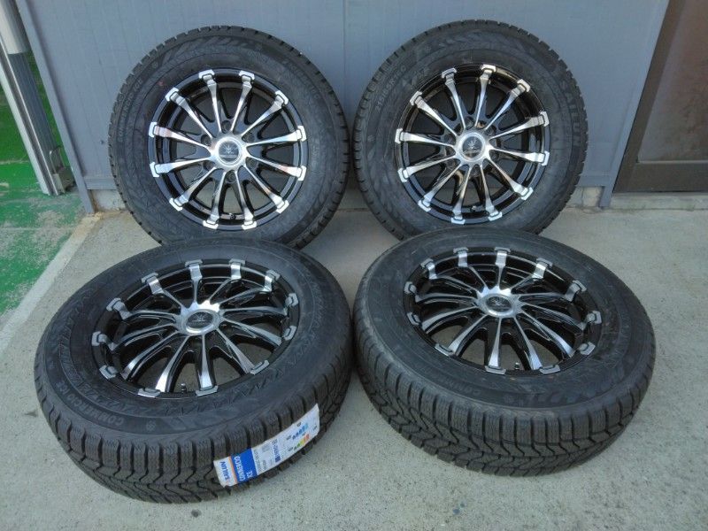 4本セット 200系 ハイエース スタッドレス 製 タイヤホイールセット SAILUN COMMERCIO ICE 215 65R16 16インチ BD12
