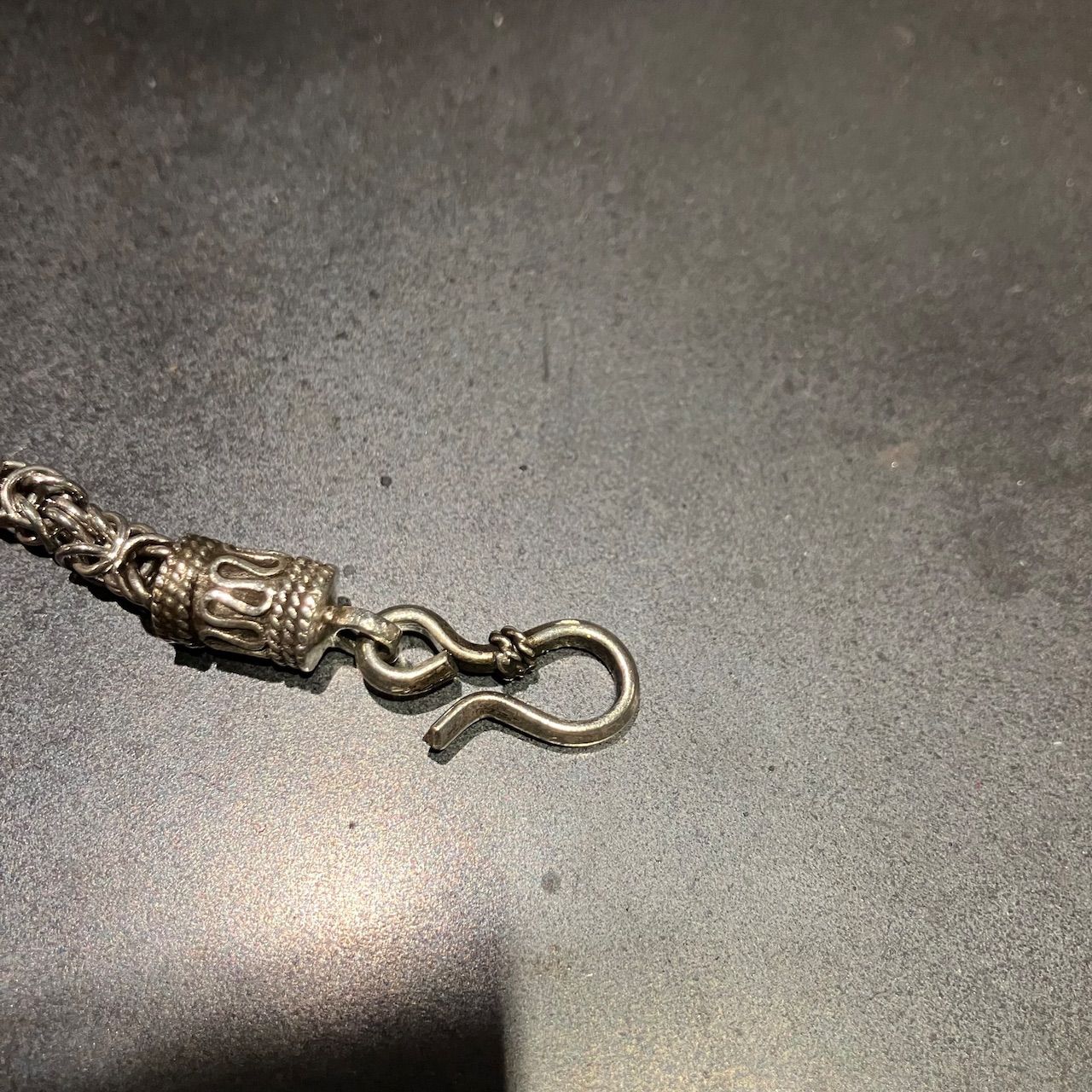SILVER925 TRIVAL DESIGN S FOOK NECKLACE/シルバー/ネックレス