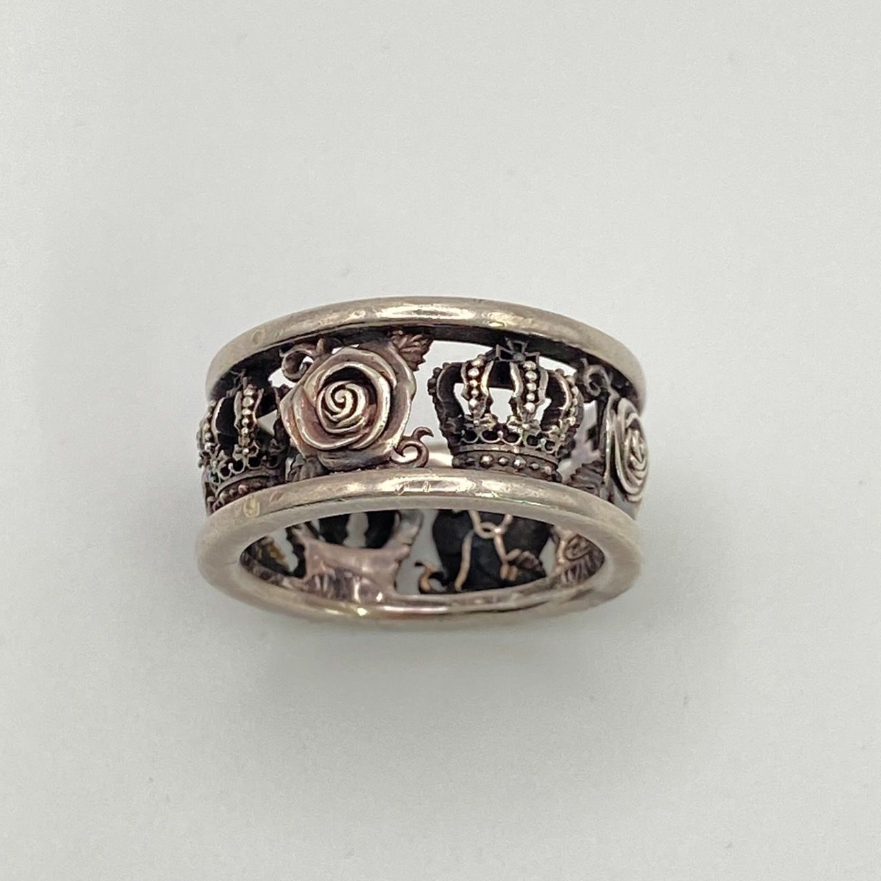 ジャスティンデイビス マイラブ　シルバーリング　クラウン　12号　シルバー925 Justin Davis ジャスティンデイビス シルバーリング MY LOVE 12