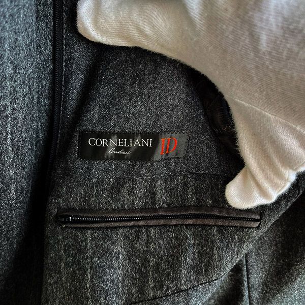 CORNELIANI チョークストライプ チェスター コート - Concept