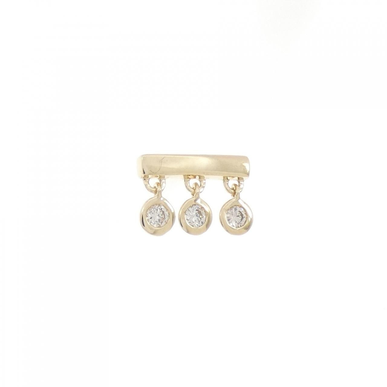 ヒロタカ マラケシュ ピアス 0.06CT 片耳