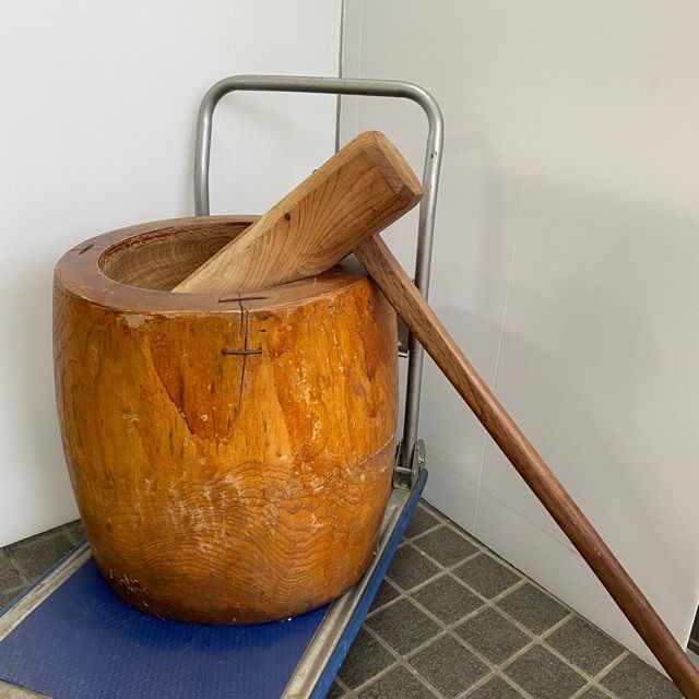配送不可 現地引取のみ リユース品 木臼 杵 セット Ⓐ