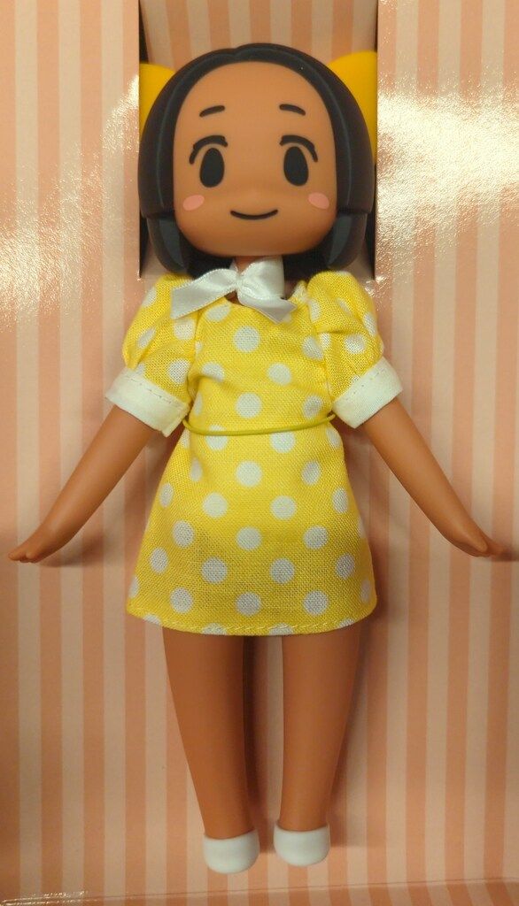 バケタンブログ ガーリータイム なつみちゃん 黄/水玉ワンピース
