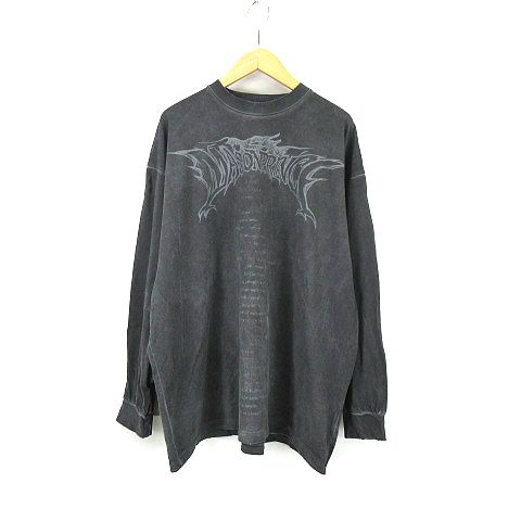 MASONPRINCE(メイソンプリンス) ⁄ 長袖Tシャツ⁄0⁄コットン⁄BLK⁄DT2177