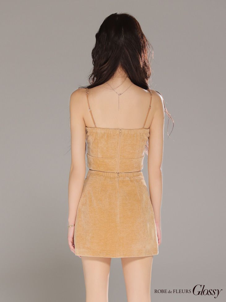 【Glossy by ROBE de FLEURS/グロッシー】 ミニドレス S Robe de Fleurs Glossy ミニドレス ROBE de FLEURS Glossyローブド