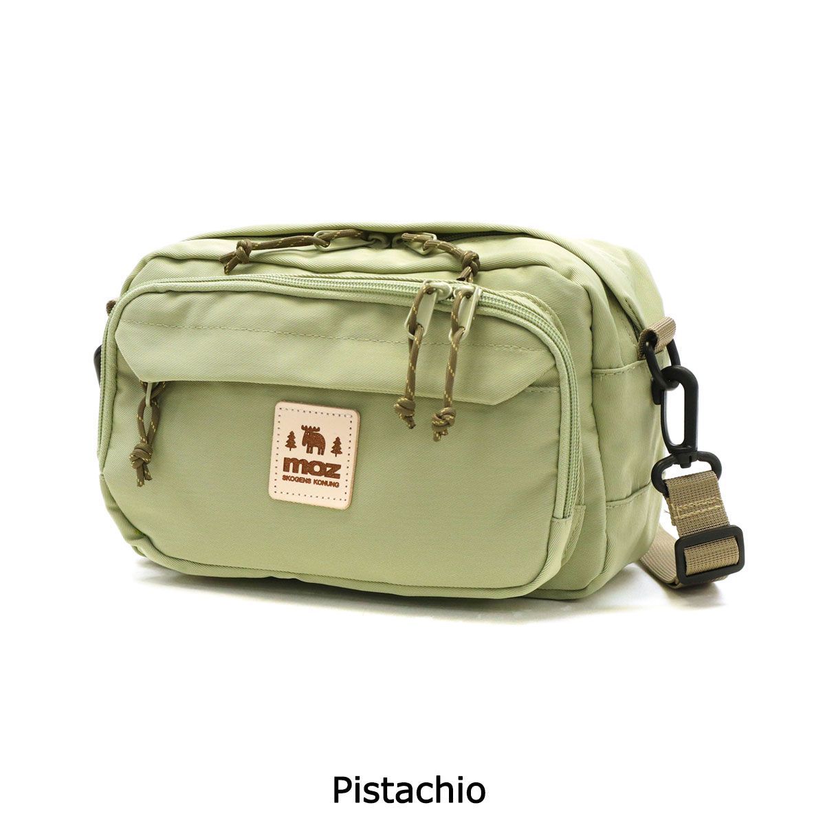 モズ ショルダーバッグ moz ZZOK Lagom 2WAY ミニショルダー 斜めがけ バッグ A5 4L 軽量 ナイロン 丈夫 アウトドア レディース ZZOK-01 Black