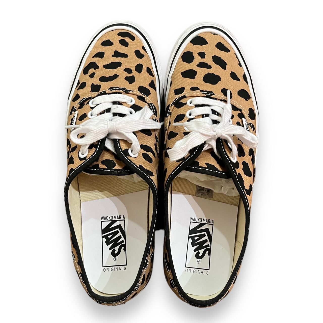 WACKO MARIA Vault by Vans Authentic Cheetah Brown ワコマリア ボルト バイ バンズ オーセンティック  ヴァンズ チーターブラウン スニーカーVN0A4BV9BRO 29cm - メルカリ