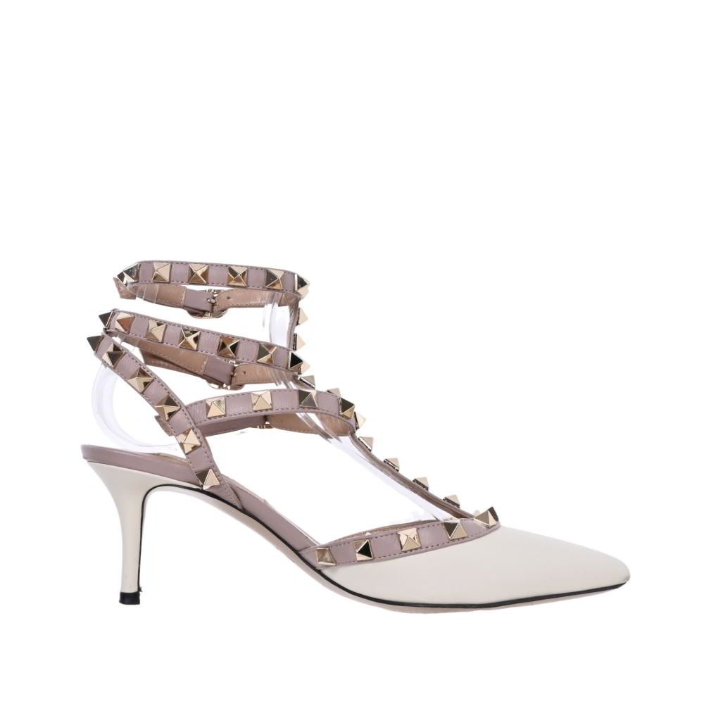 Valentino Garavani◆ロックスタッズ ストラップパンプス ２色 ロックスタッズ エナメル ストラップパンプス100mm for