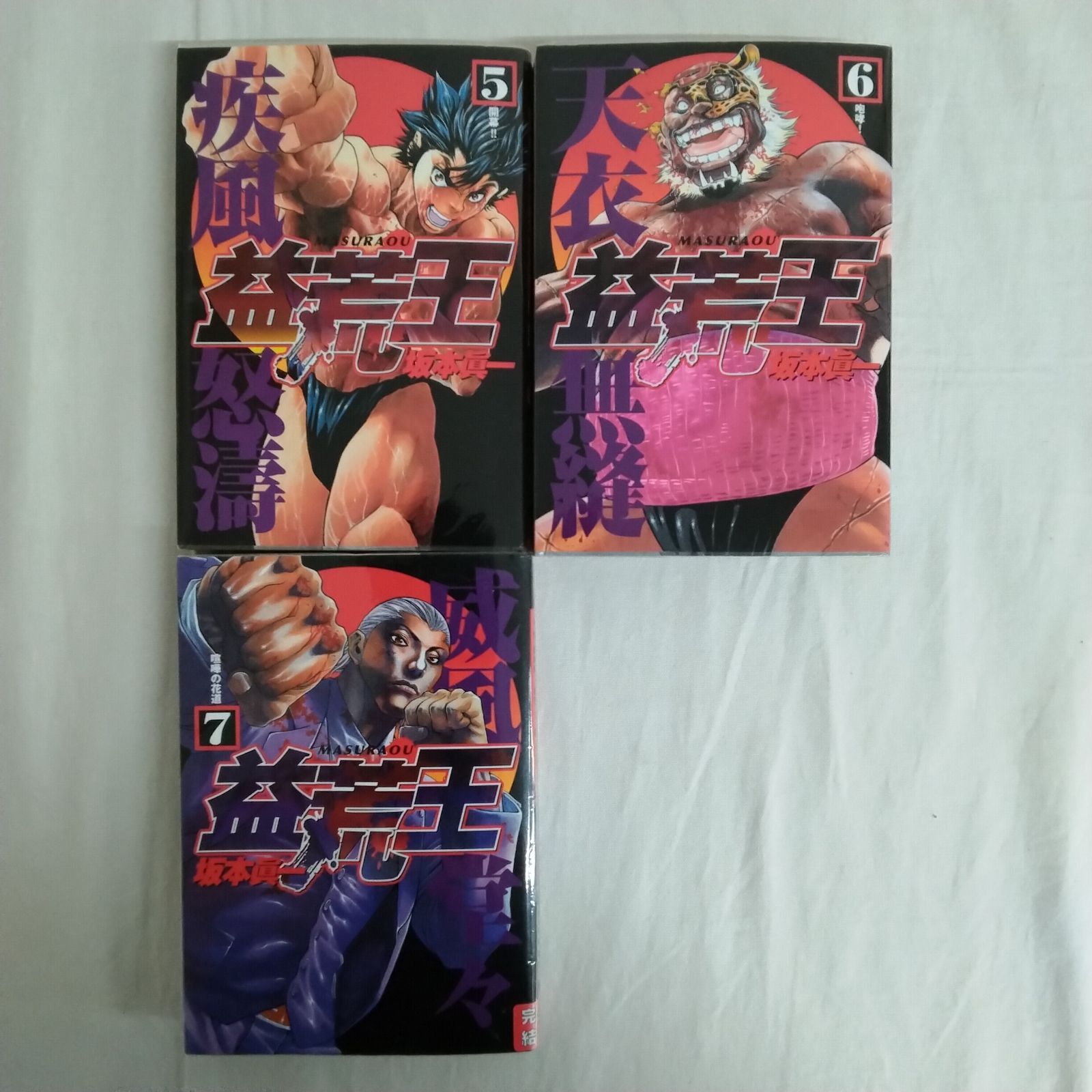 益荒王 MASURAOU 1~7巻 全巻セット 完結セット 坂本眞一 ヤング