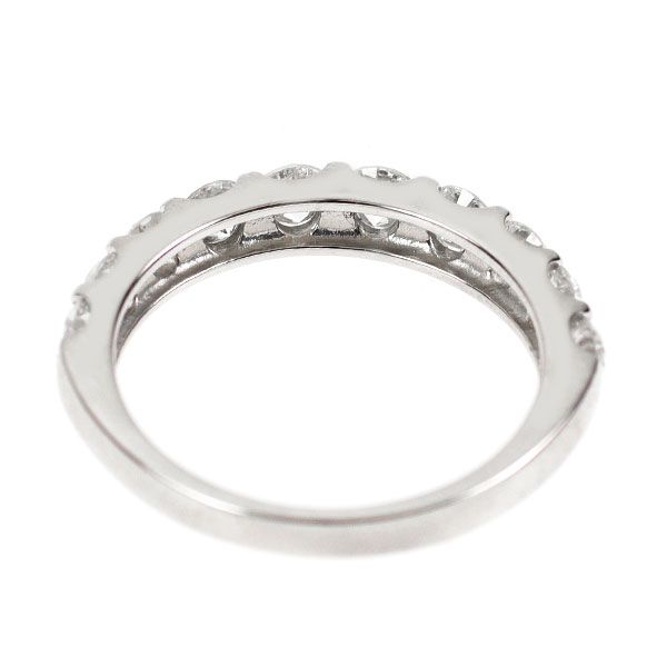 Pt900 ダイヤモンド リング 1.00ct ハーフエタニティ - メルカリ