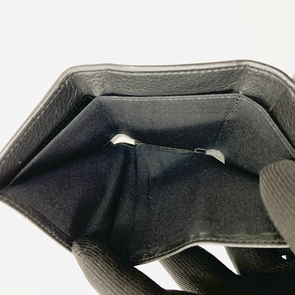 〇〇BALENCIAGA バレンシアガ ペーパー ミニ ウォレット 三つ折り短  