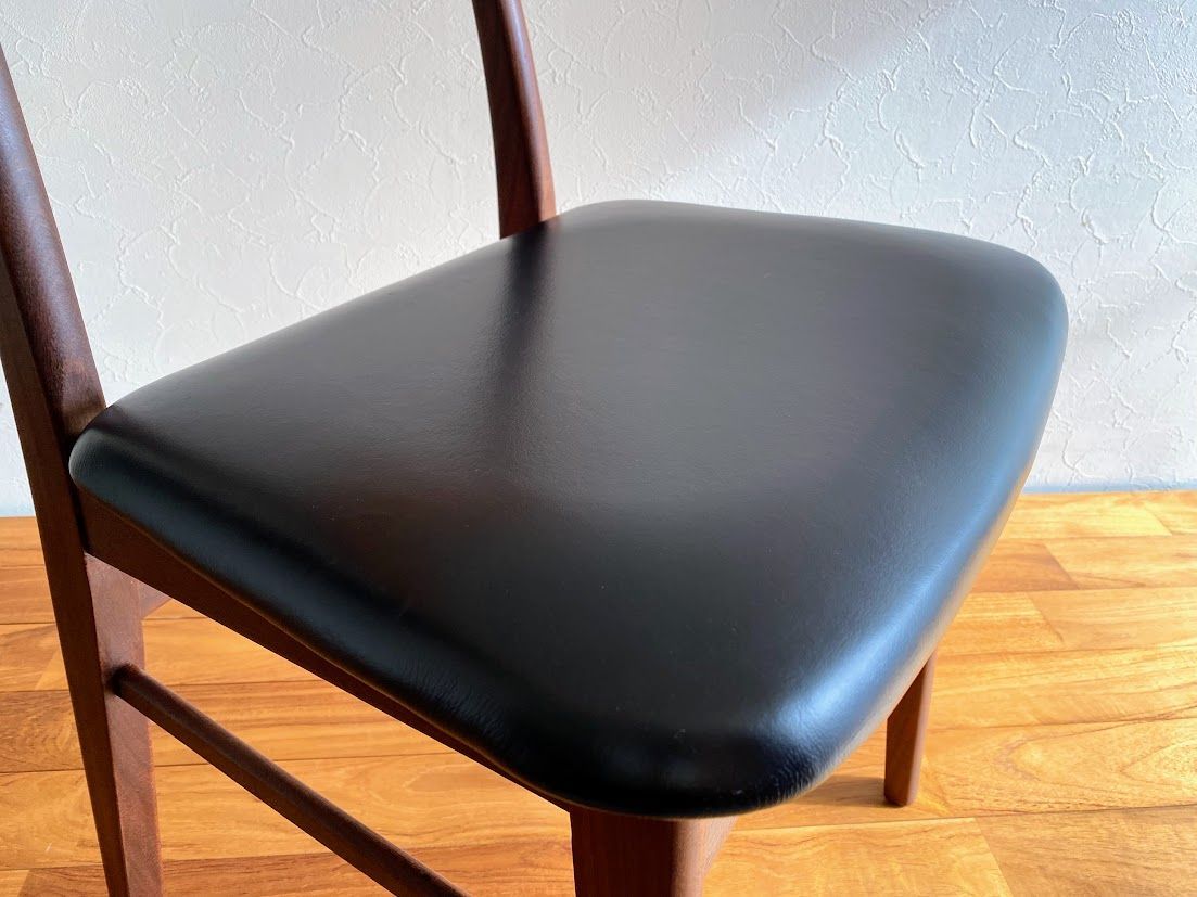 1960s デンマーク製 ウォルナット×チーク ダイニングチェア 仕上済③ 1960s デンマーク Findahl (フィンダール) Mosbøl (モスボール