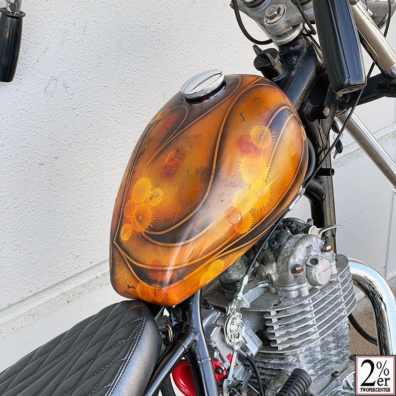 ピーナッツタンク ボルトオンキット スチール素地 SR400/500