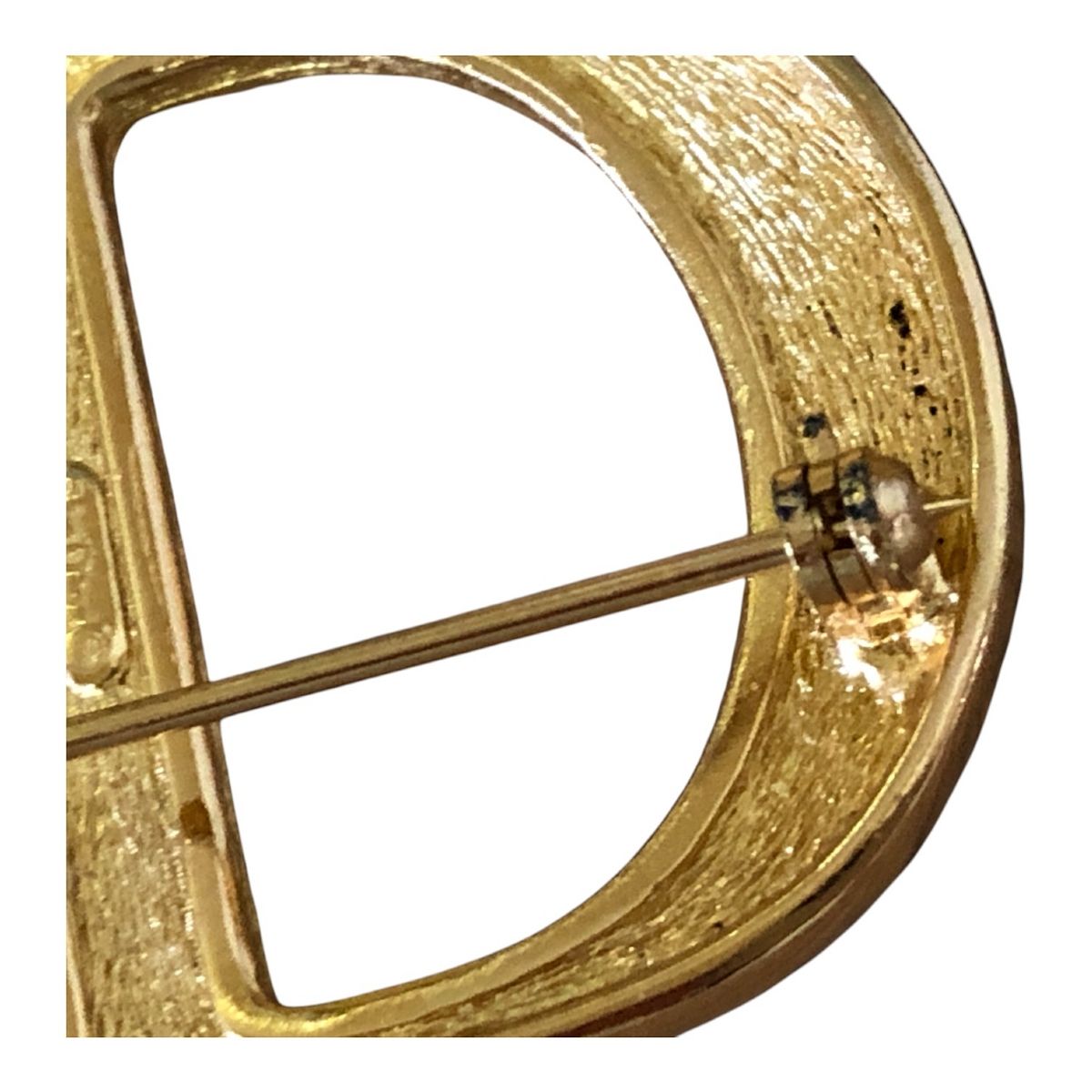 美品✨クリスチャンディオール ブローチ コサージュ ロープ ゴールド クリスチャンディオール Christian Dior ブローチ ゴールド
