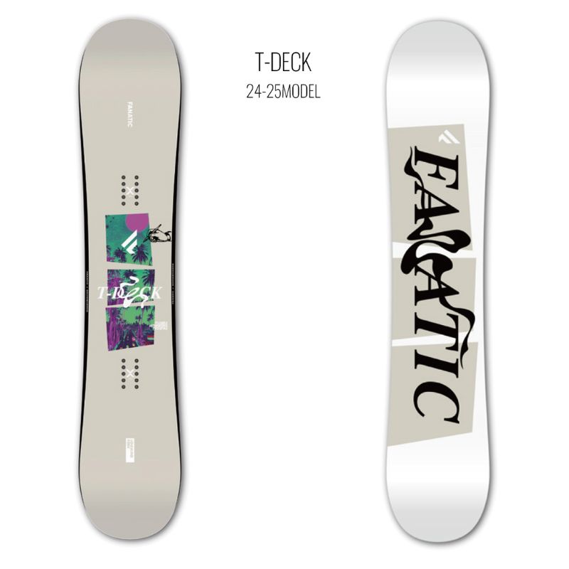 ムラスポ公式】FANATIC ファナティック T-DECK （ベージュ） 24-25 NEW