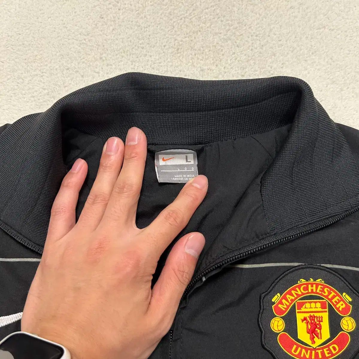 NIKE 00s マンチェスターユナイテッド ウインドブレーカー　ブラック ナイキ マンチェスター・ユナイテッドFC ウィンドブレーカー NIKE 00s