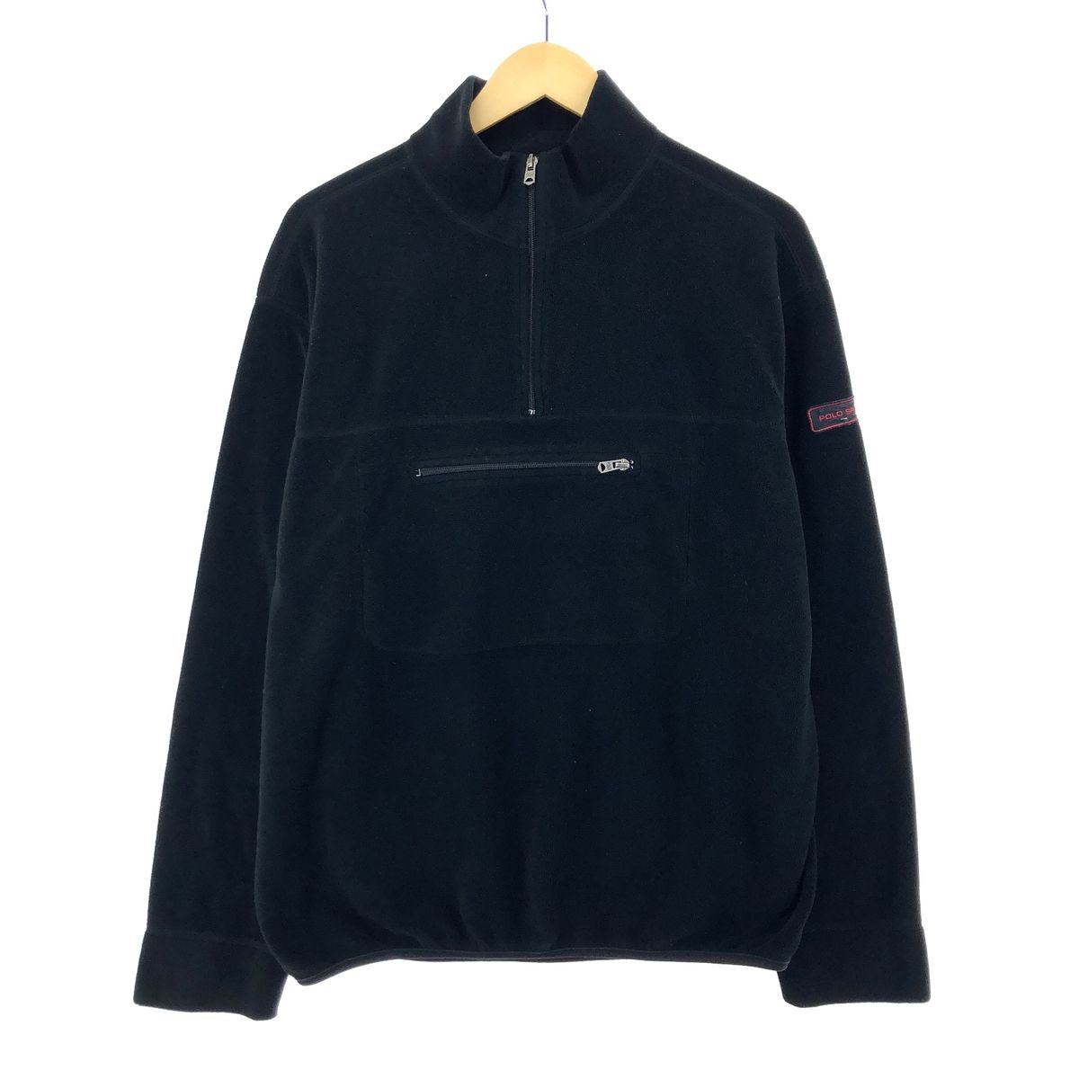 古着 ラルフローレン Ralph Lauren POLO SPORT ポロスポーツ ハーフジップ フリースプルオーバー メンズXL/eaa365450