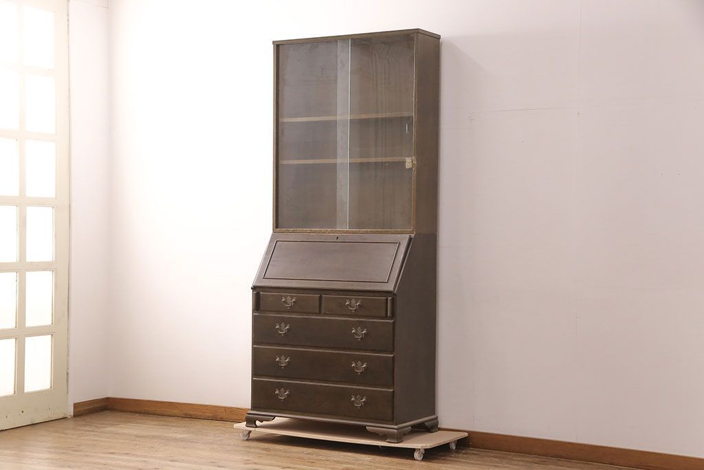 H型パソコンデスク 収納ラック2個付き オフィスデスク ラクラクに