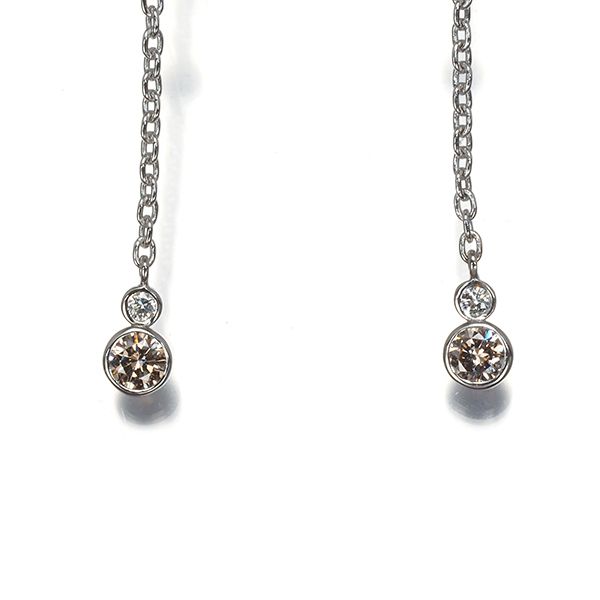 カシケイ ピアス ダイヤ ダイヤモンド 0.30ct/0.52ct K18WG
