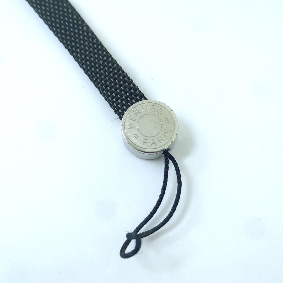 HERMES - HERMES エルメス 携帯ストラップ セリエ ブラックの