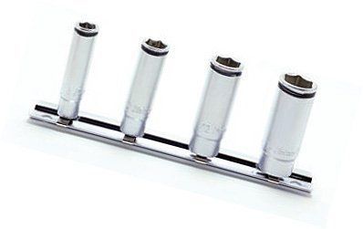 コーケン 1/4＂(6.35mm)SQ. ナットグリップディープソケットレールセット 4ヶ組 RS2350M/4