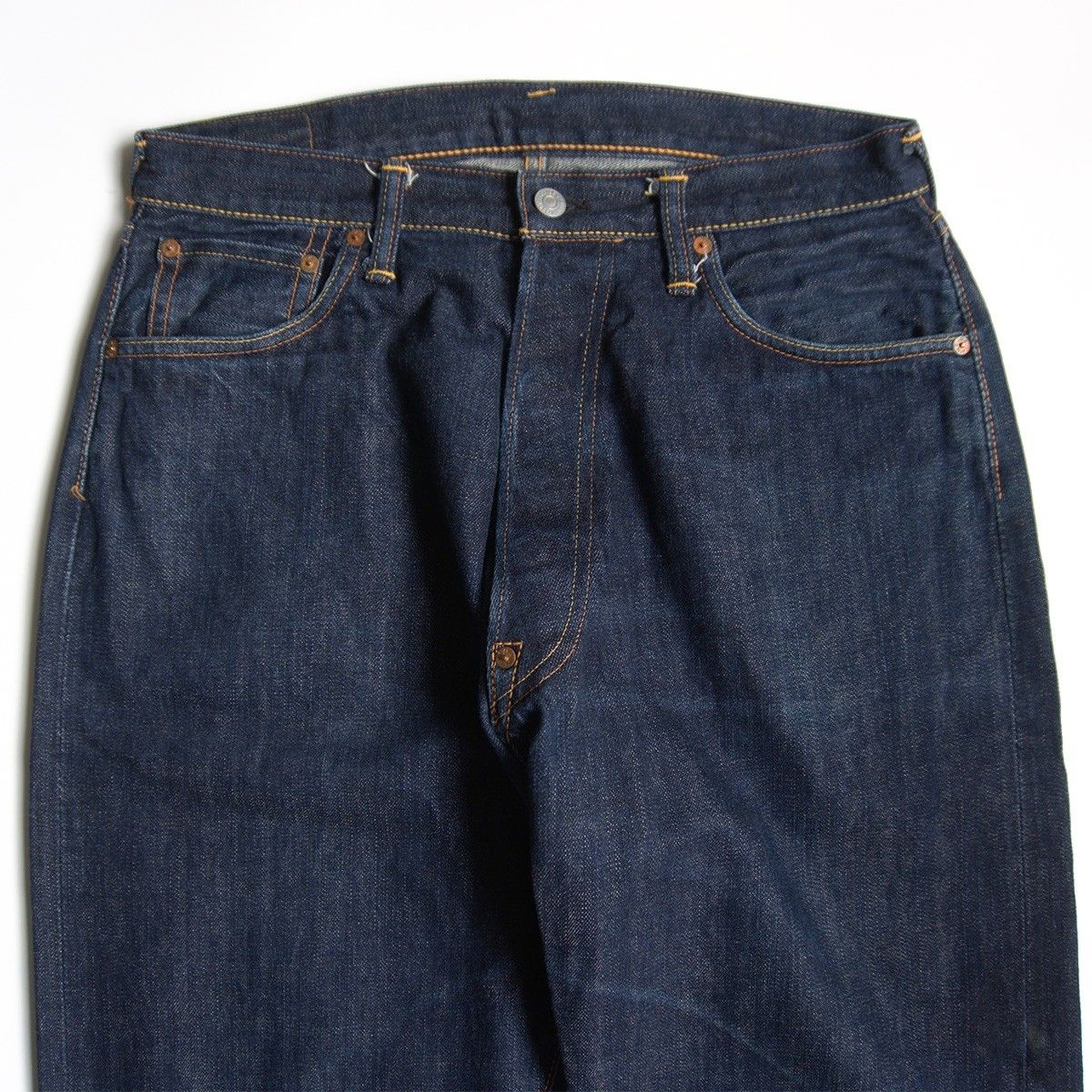 雰囲気抜群/濃紺】EVISU 【LOT.2001 デニムパンツ】34×35 エビス