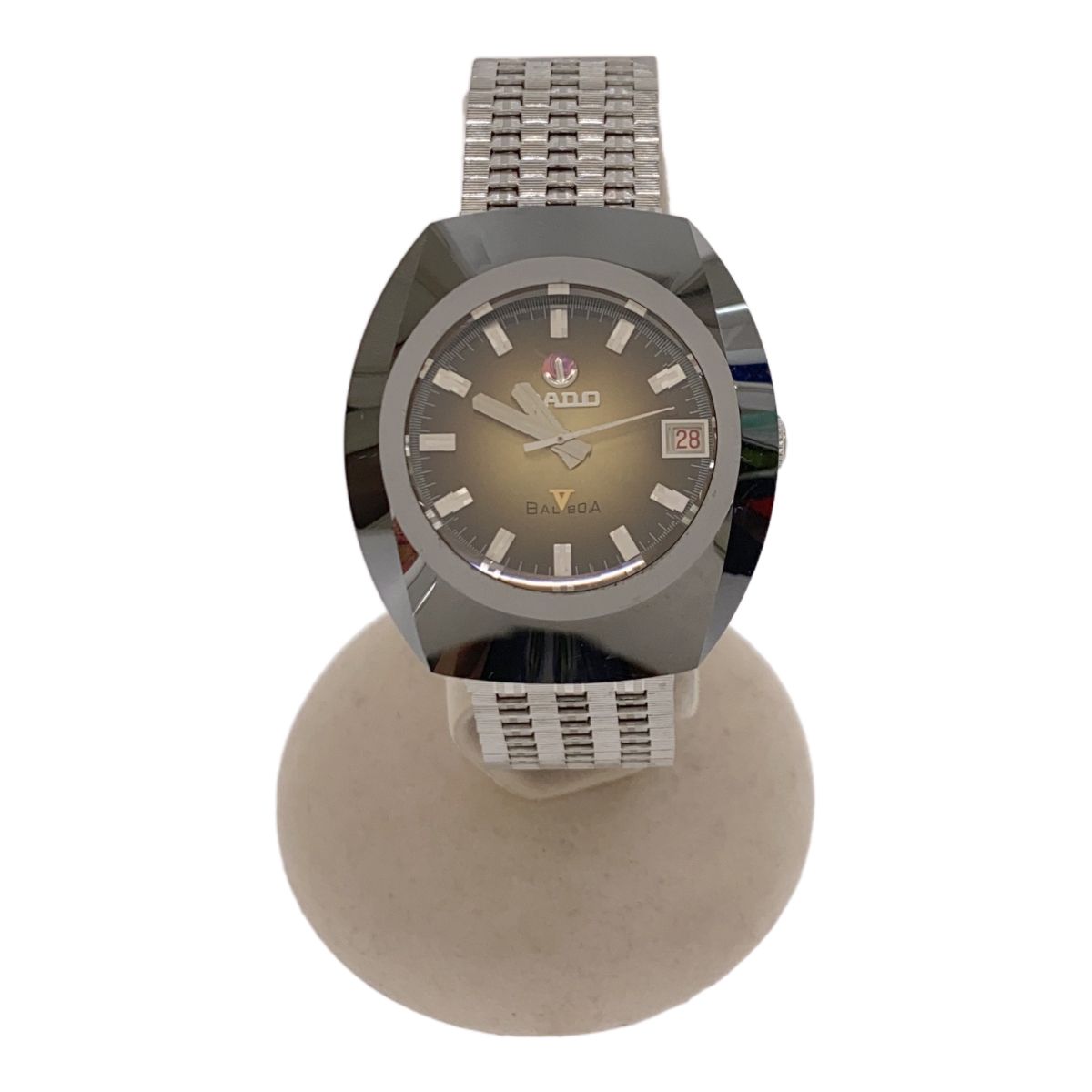 腕時計 稼働 RADO ラドー BALBOA バルボア 自動巻き ブラウン系色文字 
