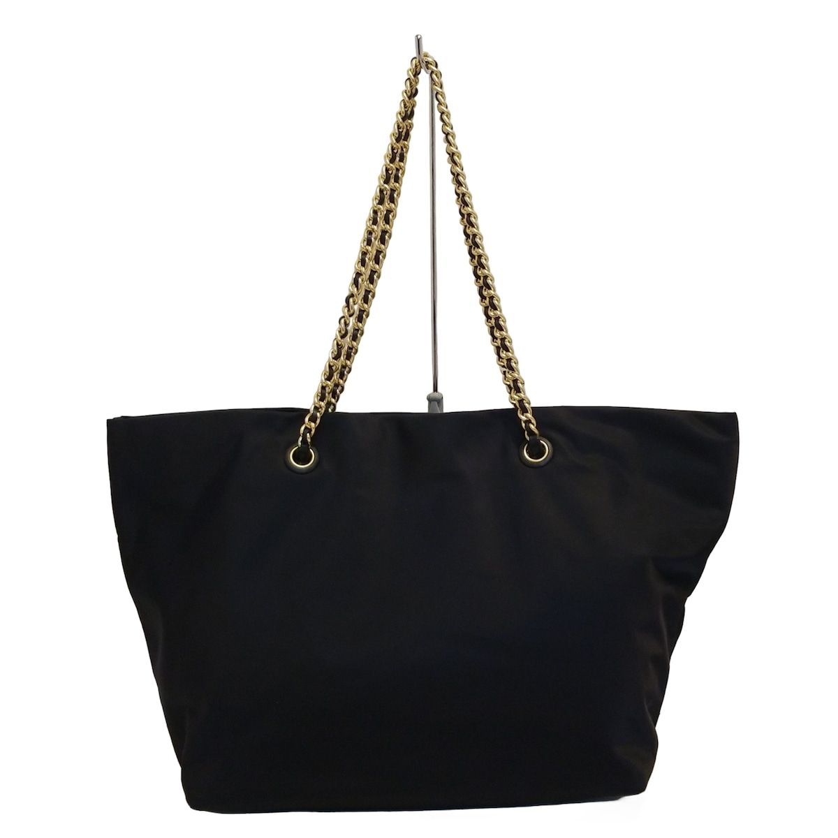 TORY BURCH】トリーバーチ チェーン トートバッグ ブラック 黒 ロゴ