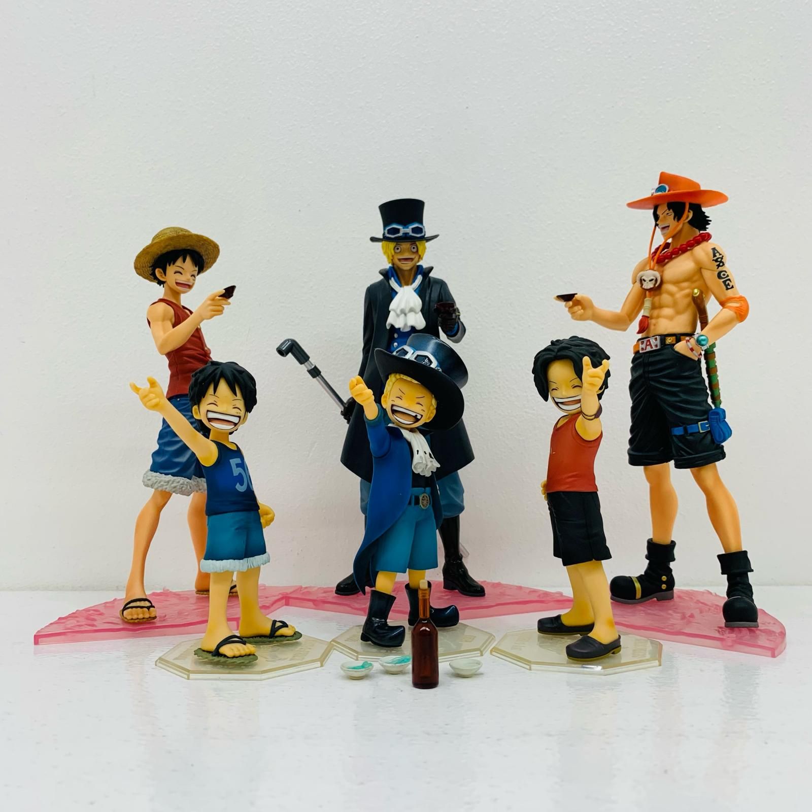 ワンピース 炎の三兄弟 ワンピース フィギュア 3体セット ワンピース ATTACK STYLING 炎の３