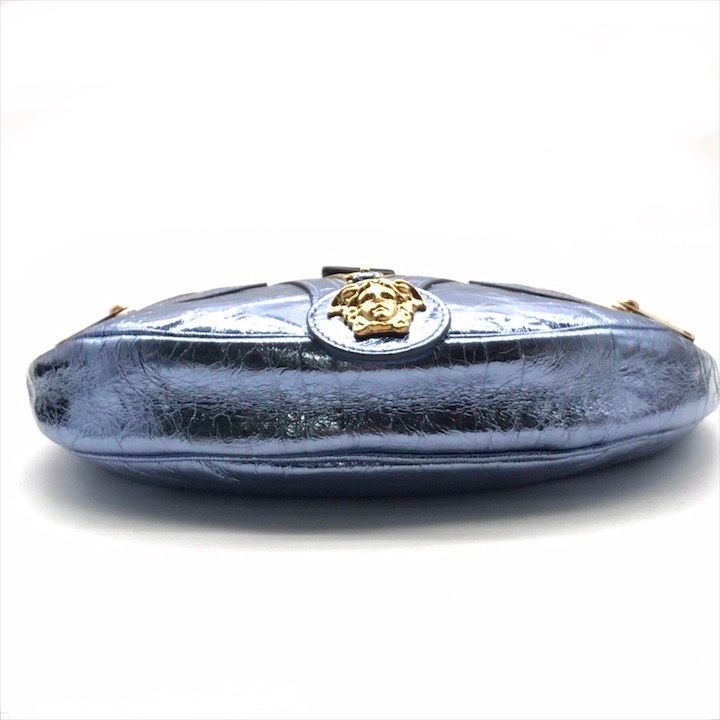 展示品 VERSACE ヴェルサーチ メデゥーサ メタリック レザー