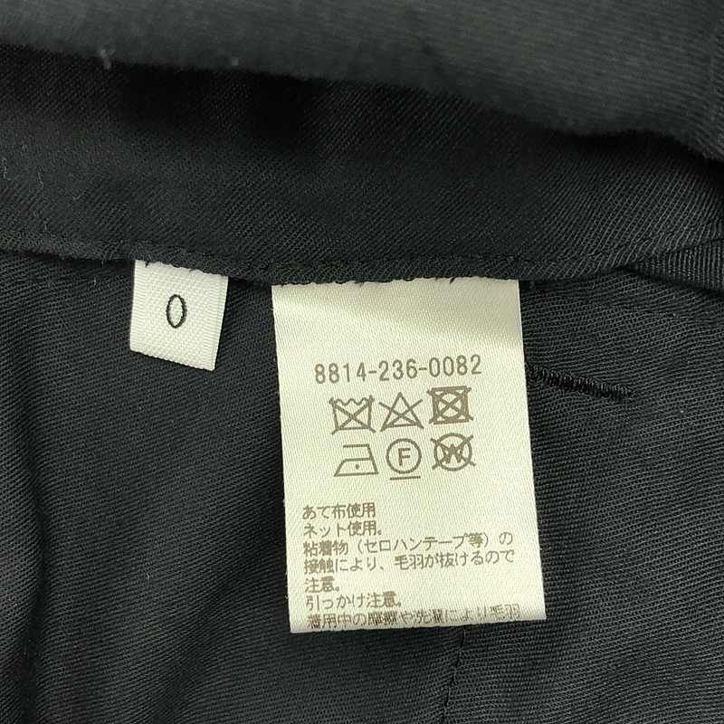 LOEFF ロエフ アザミ ジャカード クロップドパンツ LOEFF / ロエフ | アザミ ジャカード クロップドパンツ | 0 | ブラック